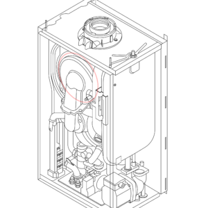 7662076 - BAXI - 600 Range - 624 - Combustion Door Seal